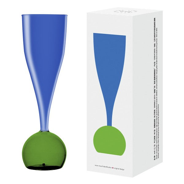 Verre à champagne à bulles