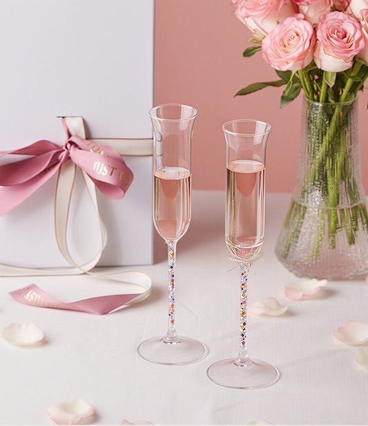 Diamond Champagne Glass