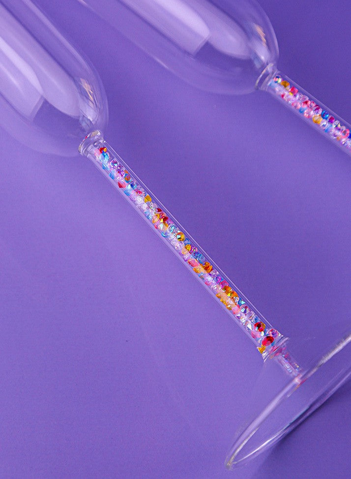 Diamond Champagne Glass